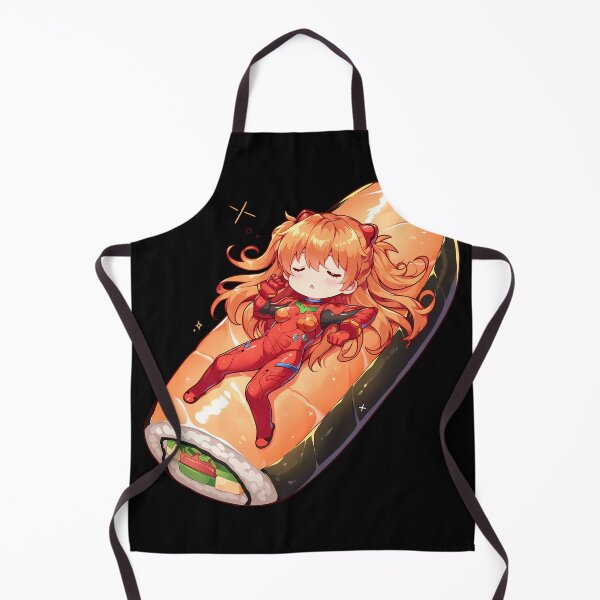 Item preview, Asuka Langley Soryu Neon Genesis Evangelion Chibi Sushi Anime Cutie designed and sold by CarlosBender.
