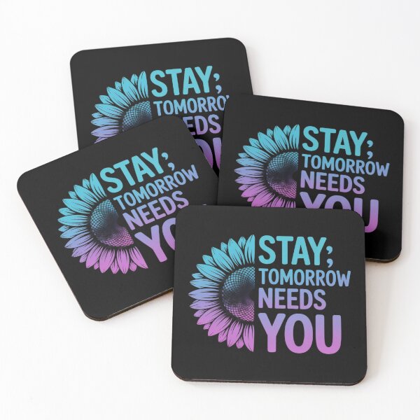 Item preview, Stay Tomorrow Needs You Suicide Prevention Awareness Month designed and sold by genkihikki.
