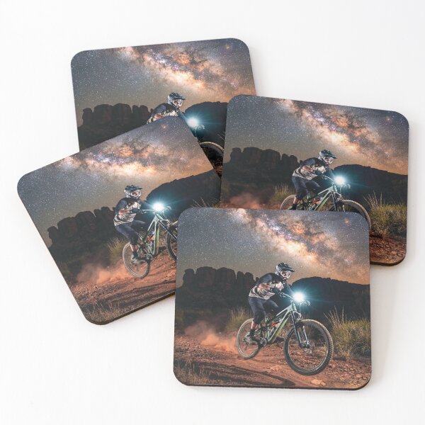 Item preview, Milky Way Enduro – Australian Outback Night MTB Scene. designed and sold by Hinson MTB Visuals.