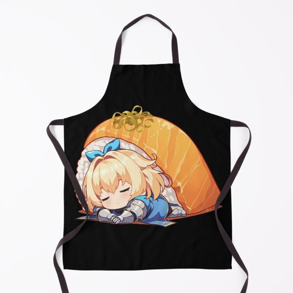 Item preview, Danmachi Ais Wallenstein Danmachi Chibi Sushi Anime Sleepy Golden Warrior designed and sold by CarlosBender.