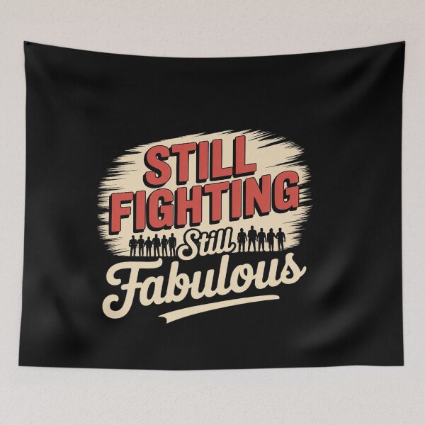 Item preview, Still Fighting Still Fabulous Activist Elder designed and sold by genkihikki.
