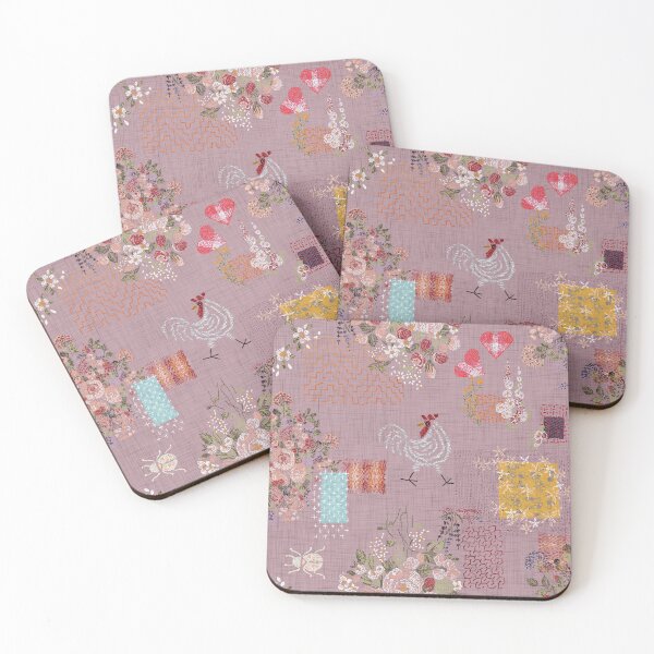 Item preview, Cottagecore Embroidery Visible Mending Masterpiece - Lilac Blush designed and sold by LoveAlways-AEP.