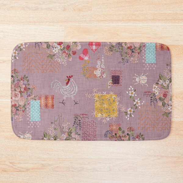 Item preview, Cottagecore Embroidery Visible Mending Masterpiece - Lilac Blush designed and sold by LoveAlways-AEP.