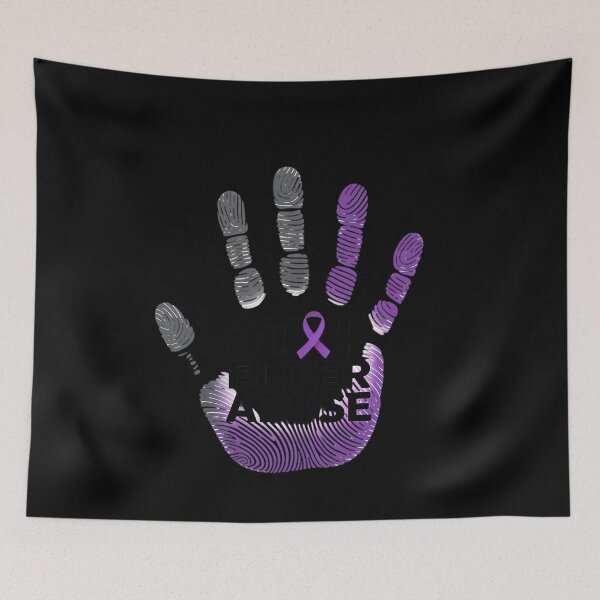 Item preview, Stop Elder Abuse Awareness Purple Ribbons designed and sold by genkihikki.