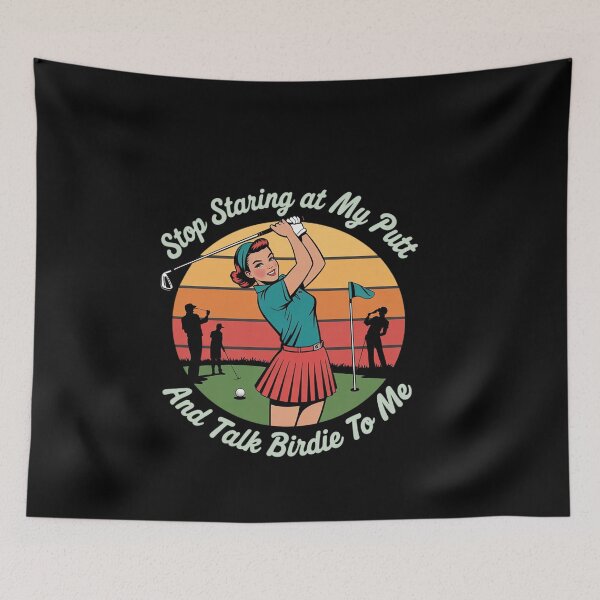 Item preview, Stop Staring at My Putt and Talk Birdie to Me designed and sold by genkihikki.