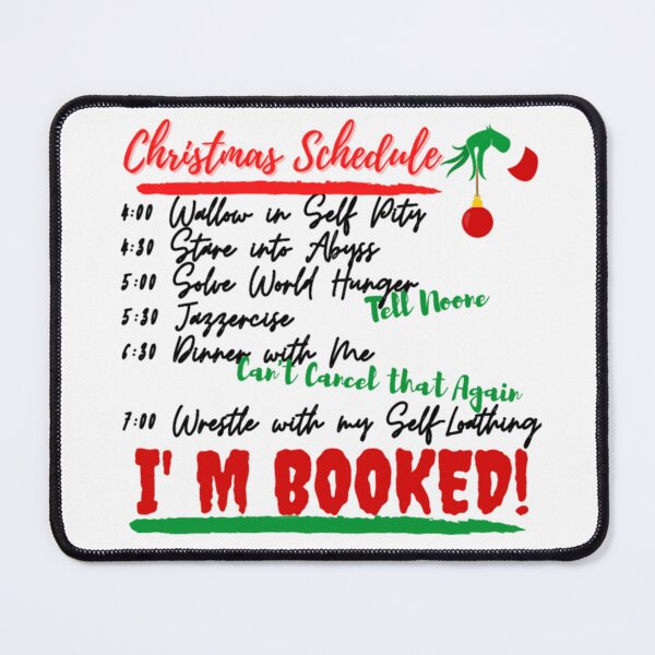 Item preview, Grinch Christmas Schedule designed and sold by EmmanEtha.