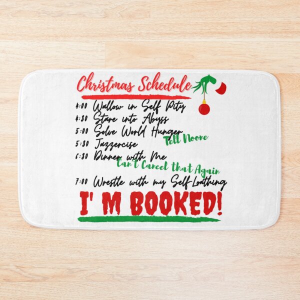 Item preview, Grinch Christmas Schedule  designed and sold by EmmanEtha.