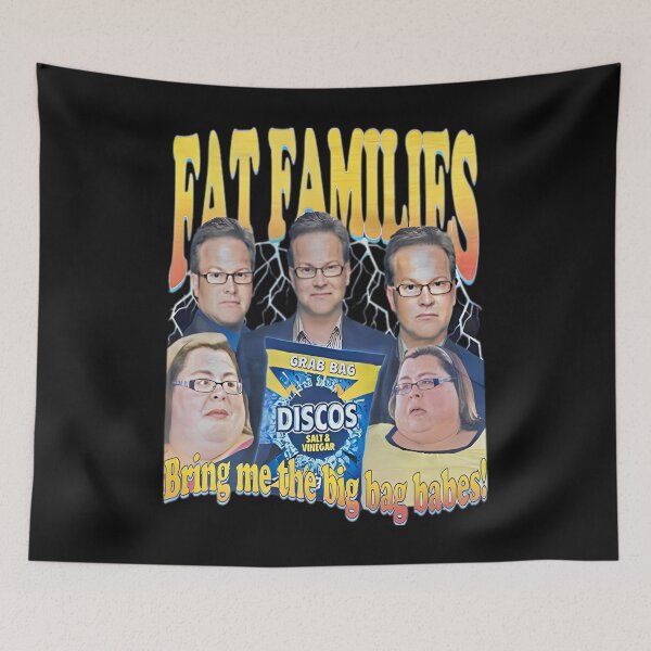 Item preview, Fat Families UK TV Comedy Meme Funny designed and sold by HugLarkin.
