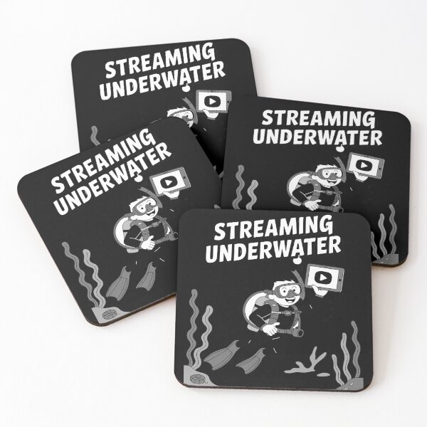 Artikelvorschau, Streaming von Unterwasser-Gamerfischen mit Kopfhörern entworfen und verkauft von ProudForFunny.