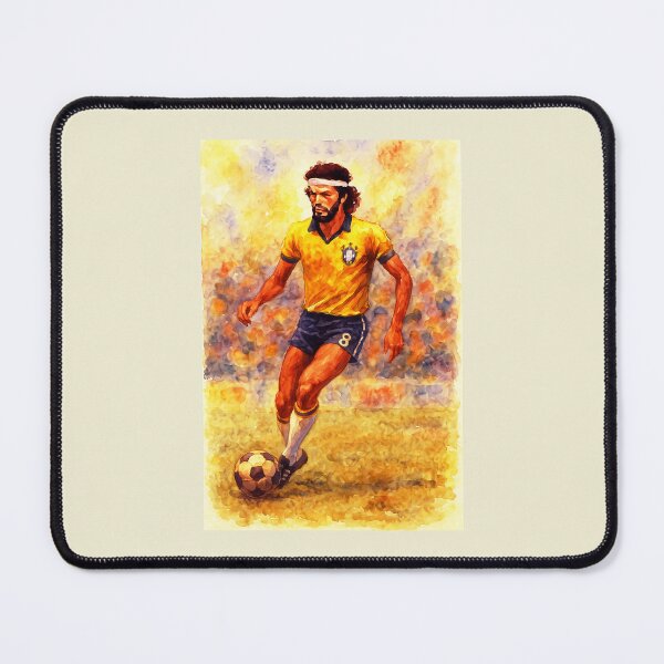 Aperçu de l'œuvre Socrate, légende du football classique créée et vendue par Sarcastic designs.