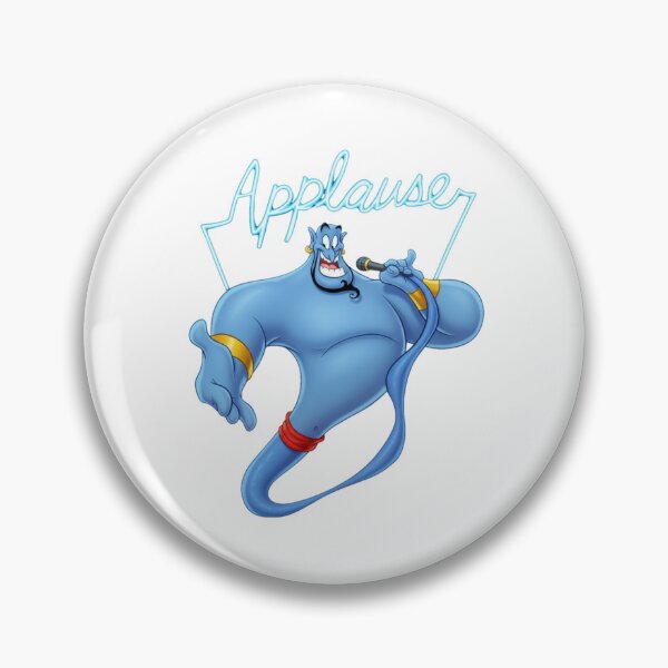 Item preview, Aladdin Blue Genie Applause Neon Sign Performance | Funny Retro Showman  designed and sold by Vector_Vibes.