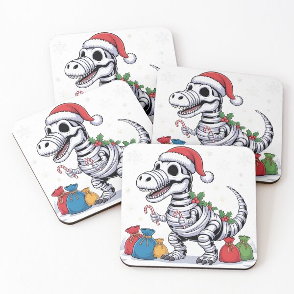 Item preview, Funny Santa Riding Dinosaur Christmas Xmas Gift Idea Santa's Merry Christmas squad  designed and sold by kaka8888.