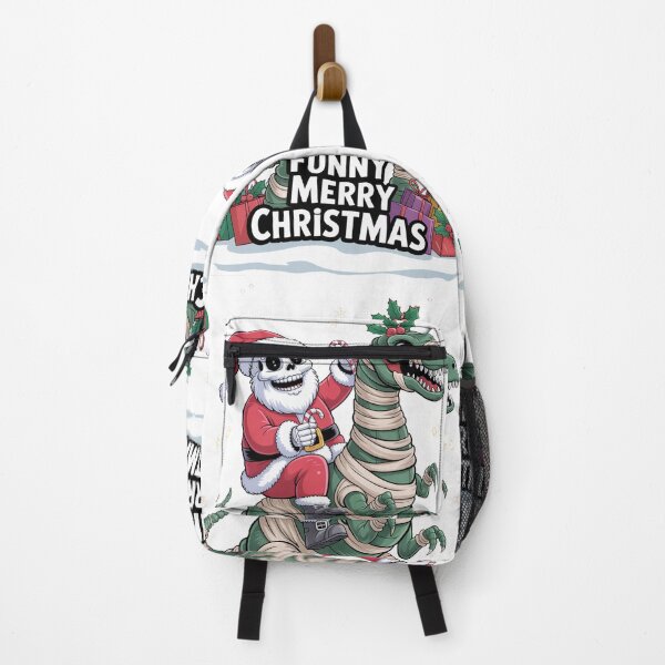 Item preview, Funny Santa Riding Dinosaur Christmas Xmas Gift Idea Santa's Merry Christmas squad designed and sold by kaka8888.