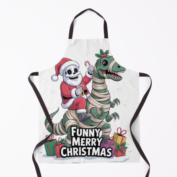 Item preview, Funny Santa Riding Dinosaur Christmas Xmas Gift Idea Santa's Merry Christmas squad  designed and sold by kaka8888.