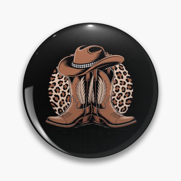 Item preview, Stylish Western Boots with Cowgirl hat and Bling Accent designed and sold by ProudForFunny.