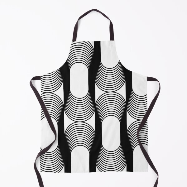 Item preview, Op Art Illusion – Modern Black and White Monochromatic Geometric Pattern designed and sold by DeeLulu.