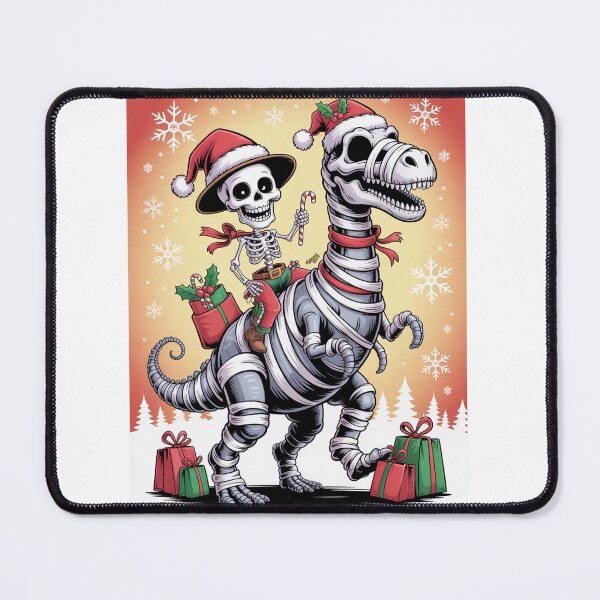 Item preview, Funny Santa Riding Dinosaur Christmas Xmas Gift Idea Santa's Merry Christmas squad  designed and sold by kaka8888.