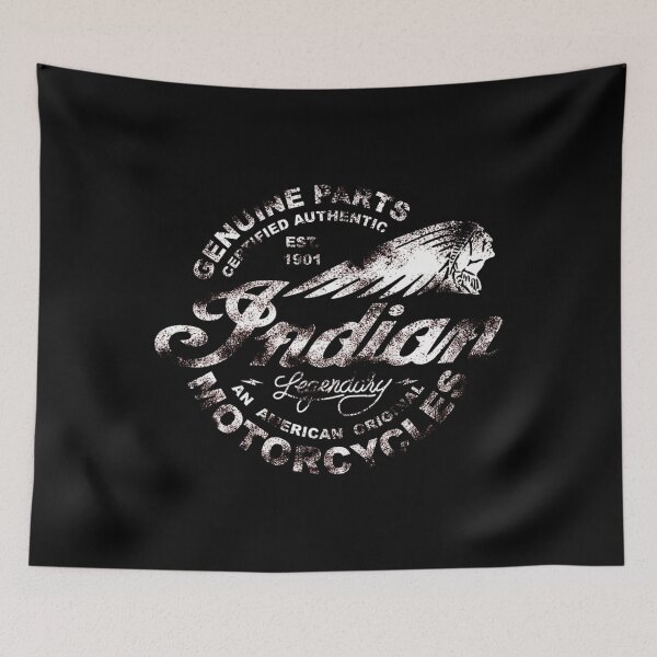 Item preview,  Indian Motorcycles Vintage Sign Legendary_White designed and sold by stevenfrede.