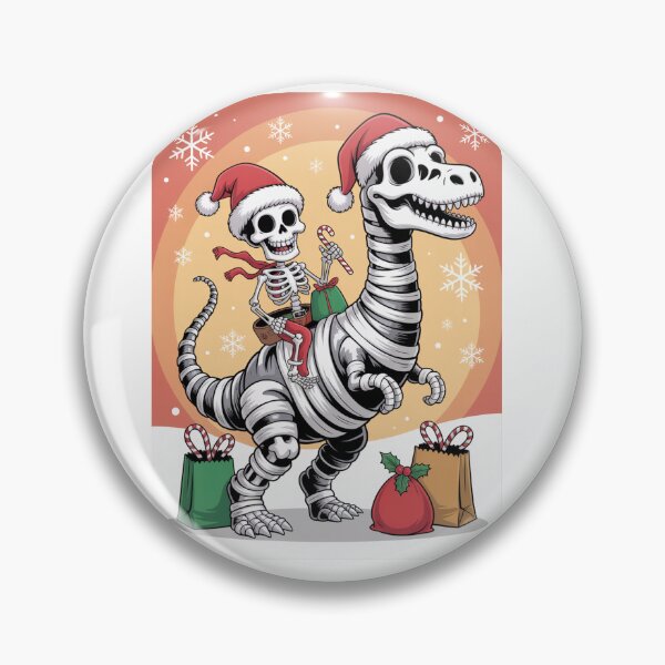 Item preview, Funny Santa Riding Dinosaur Christmas Xmas Gift Idea Santa's Merry Christmas squad  designed and sold by kaka8888.