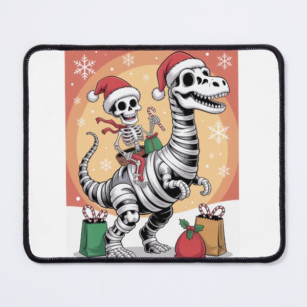 Item preview, Funny Santa Riding Dinosaur Christmas Xmas Gift Idea Santa's Merry Christmas squad  designed and sold by kaka8888.