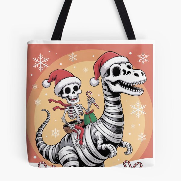 Item preview, Funny Santa Riding Dinosaur Christmas Xmas Gift Idea Santa's Merry Christmas squad  designed and sold by kaka8888.