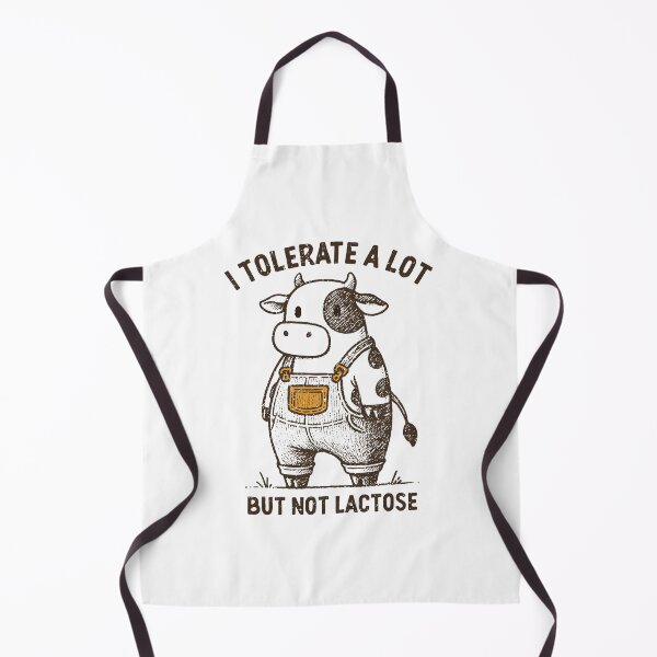 Item preview, I Tolerate A Lot But Not Lactose Funny Cute Cow Meme designed and sold by PearliDietrich.