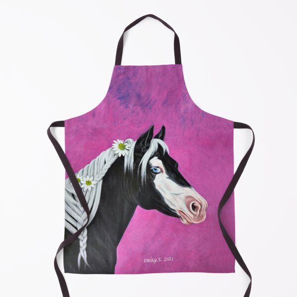 Item preview, A Gypsy horse adorned with daisies. designed and sold by EmilyDouArt.