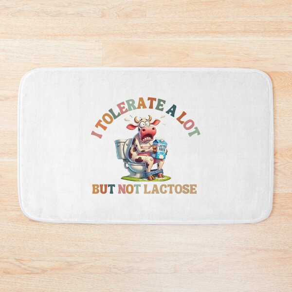 Item preview, I Tolerate A Lot But Not Lactose Funny Lactose Intolerant Cow Meme designed and sold by PearliDietrich.