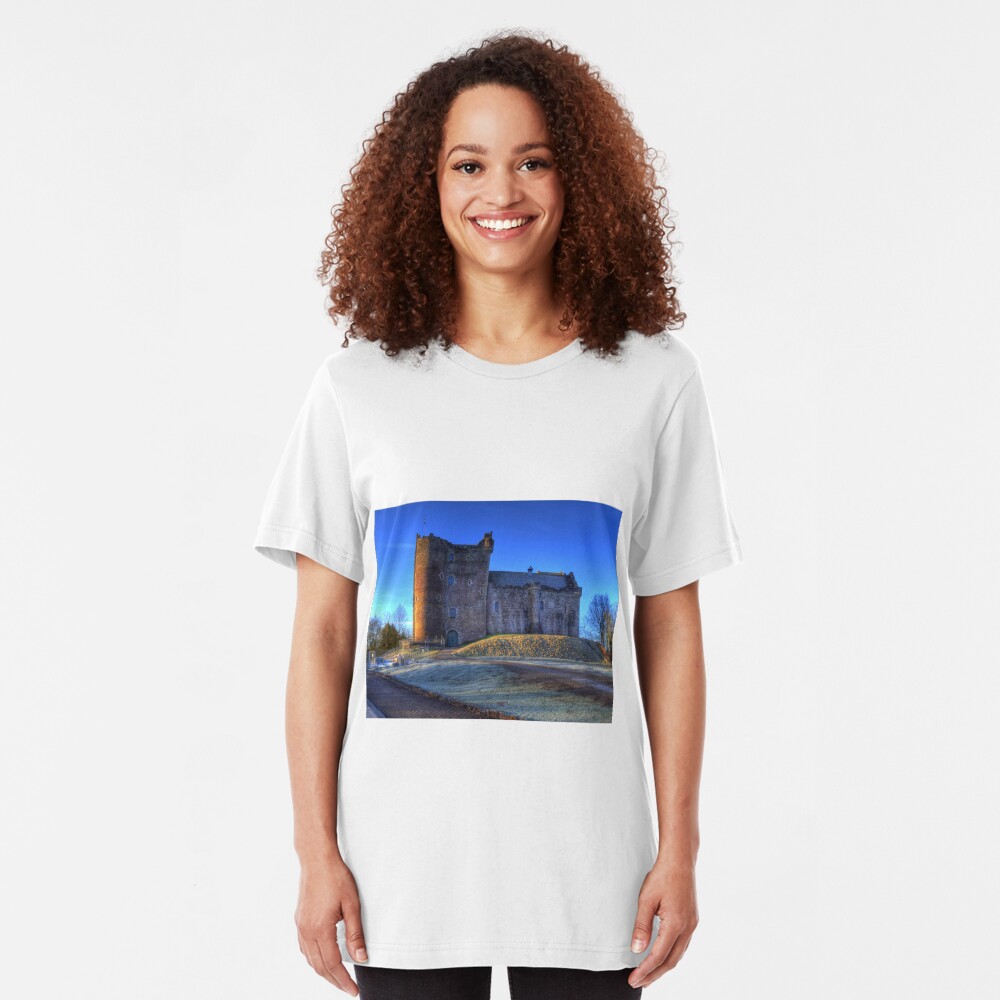 Doune Castle , Scotland Slim Fit T-Shirt