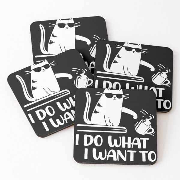 Item preview, I Do What I Want To – Cool Cat Rebellion Design designed and sold by haitrieuic96.