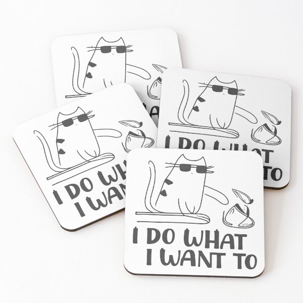 Item preview, I Do What I Want To – Cool Cat Rebellion Design designed and sold by haitrieuic96.