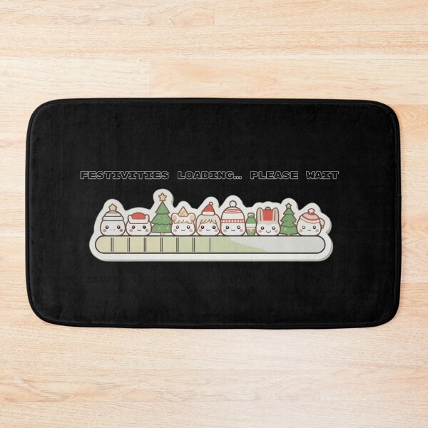 Item preview, Festivities Loading… Please Wait 1 – Cozy Introvert Holiday Humor, Kawaii Christmas designed and sold by PIXelayDesigns.