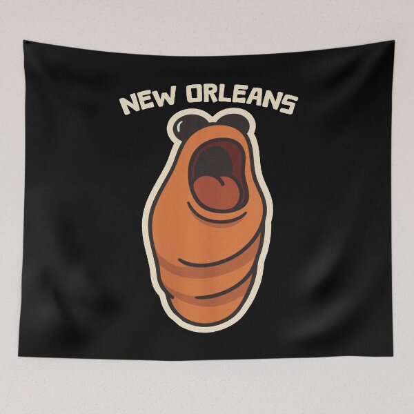 Item preview, Marcus the Worm New Orleans  designed and sold by PearliDietrich.