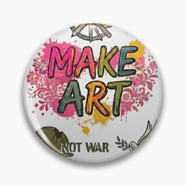 Item preview, Make Art Not War – Peace Dove, Helmet & Artist Tools - Soft Urban Grey edition designed and sold by Miss Cutie Designs.