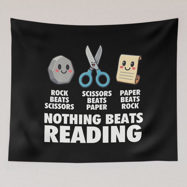 Item preview, Nothing Beats Reading - Book Lover Reading Bookworm Reader designed and sold by CeliaApril.