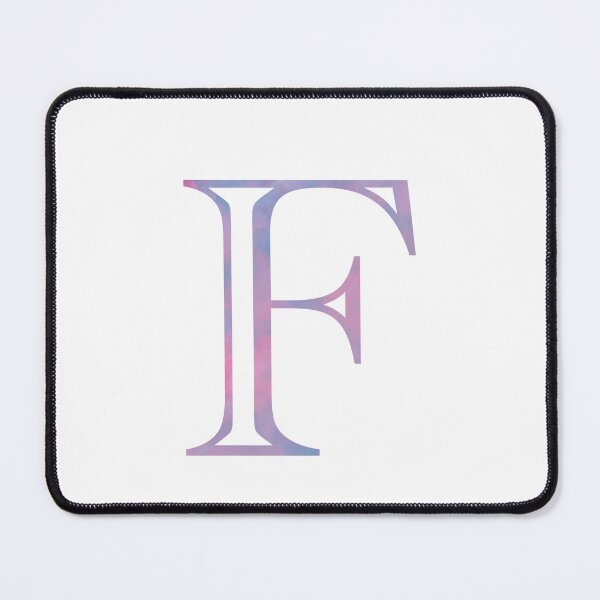 Item preview, Pastel burst letter F designed and sold by benvenuto a casa.