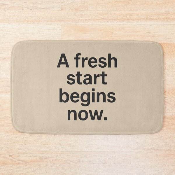 Item preview, A Fresh Start Begins Now Quote designed and sold by Irene Catchmind.