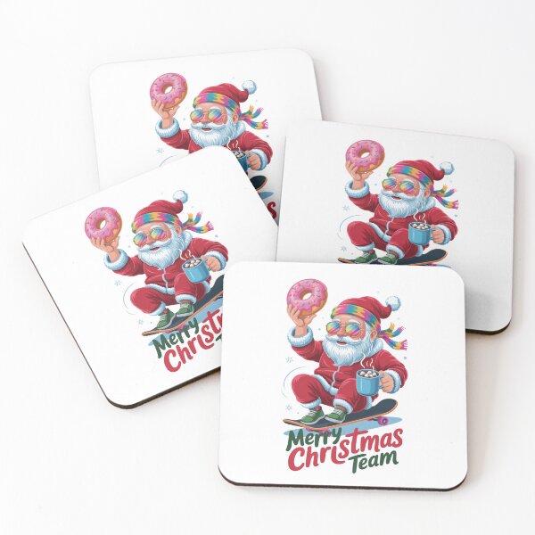 Item preview, Santa's Favorite Human  Merry Christmas squad Custom Christmas donut coffee designed and sold by kaka8888.