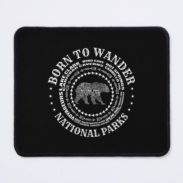 Item preview, National Parks Usa - Bear - Born To Wander National Parks designed and sold by DeniseGetrude.