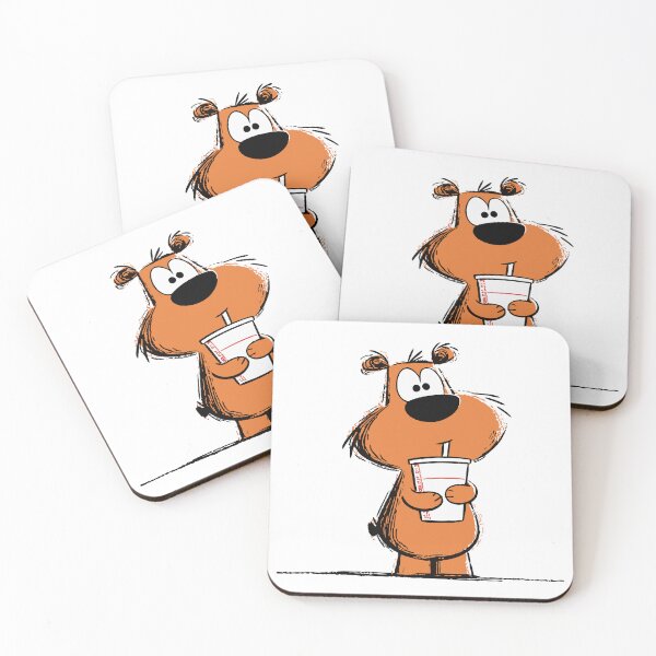 Item preview, Cute Baby Bear Holding a Sippy Cup Cartoon Drawing designed and sold by LD ART.