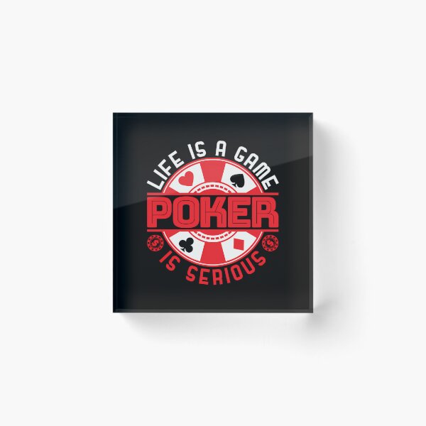 Item preview, Poker Player Ideas Life Is A Game Poker Is Serious designed and sold by CeliaApril.