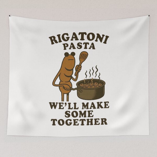 Item preview, Rigatoni Pasta We ll Make Some Together Funny Marcus The Worm  designed and sold by PearliDietrich.