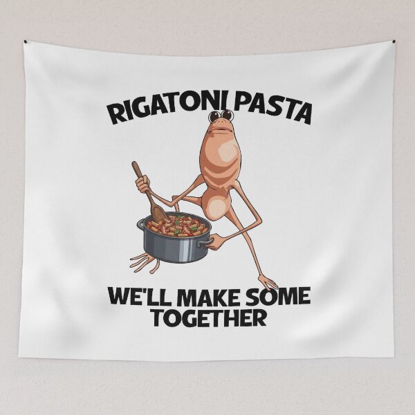 Item preview, Rigatoni Pasta Marcus The Worm Marcus The Worm Meme  designed and sold by PearliDietrich.