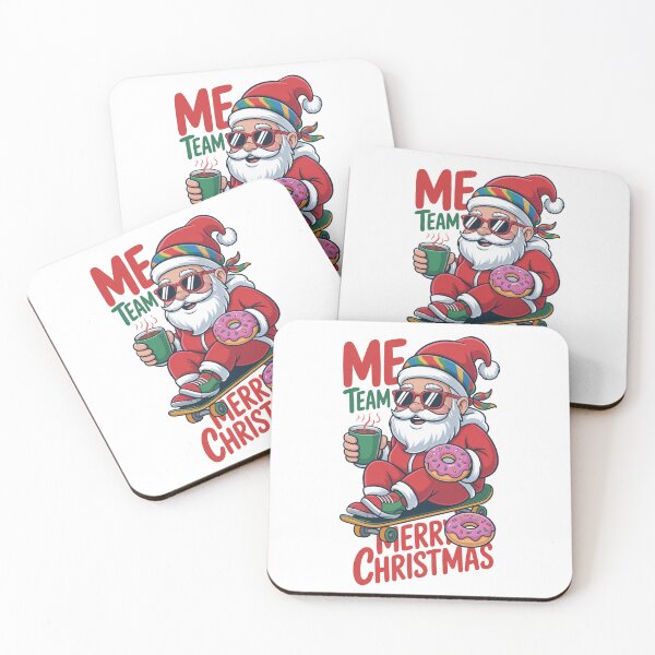 Item preview, Santa's Favorite Human  Merry Christmas squad Custom Christmas donut coffee designed and sold by kaka8888.