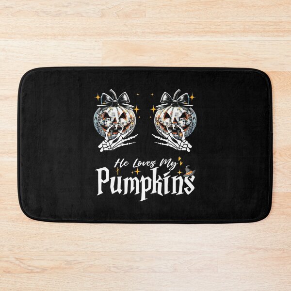 Item preview, He Loves My Pumpkins I Love His Broomstick Couples Skeleton designed and sold by caiknelinex.