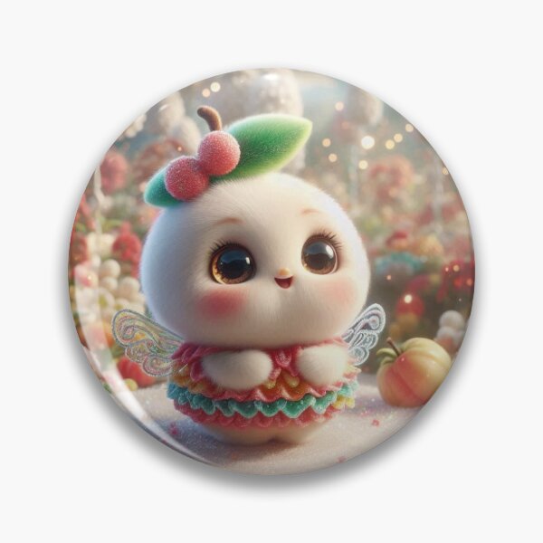 Item preview, Whimsical Cherry Winged Fruit Sprite designed and sold by Silvanums Shop.