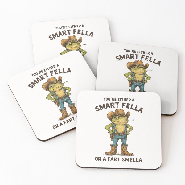 Item preview, Smart Fella or Fart Smella Retro Cartoon Frog designed and sold by PearliDietrich.