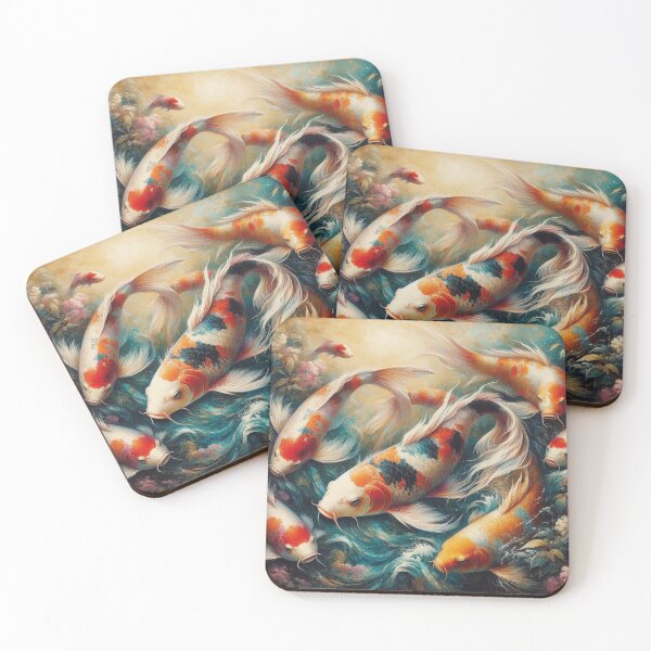 Item preview, Stunning Koi Fish Design | Oil Painting Style designed and sold by Nicole-Cherie.