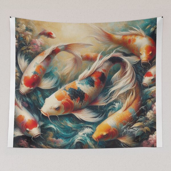 Item preview, Stunning Koi Fish Design | Oil Painting Style designed and sold by Nicole-Cherie.