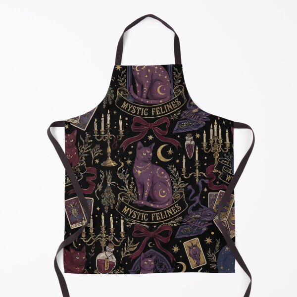 Item preview, Whimsigoth Cats Mystic Maximalism designed and sold by MihaCottagecore.